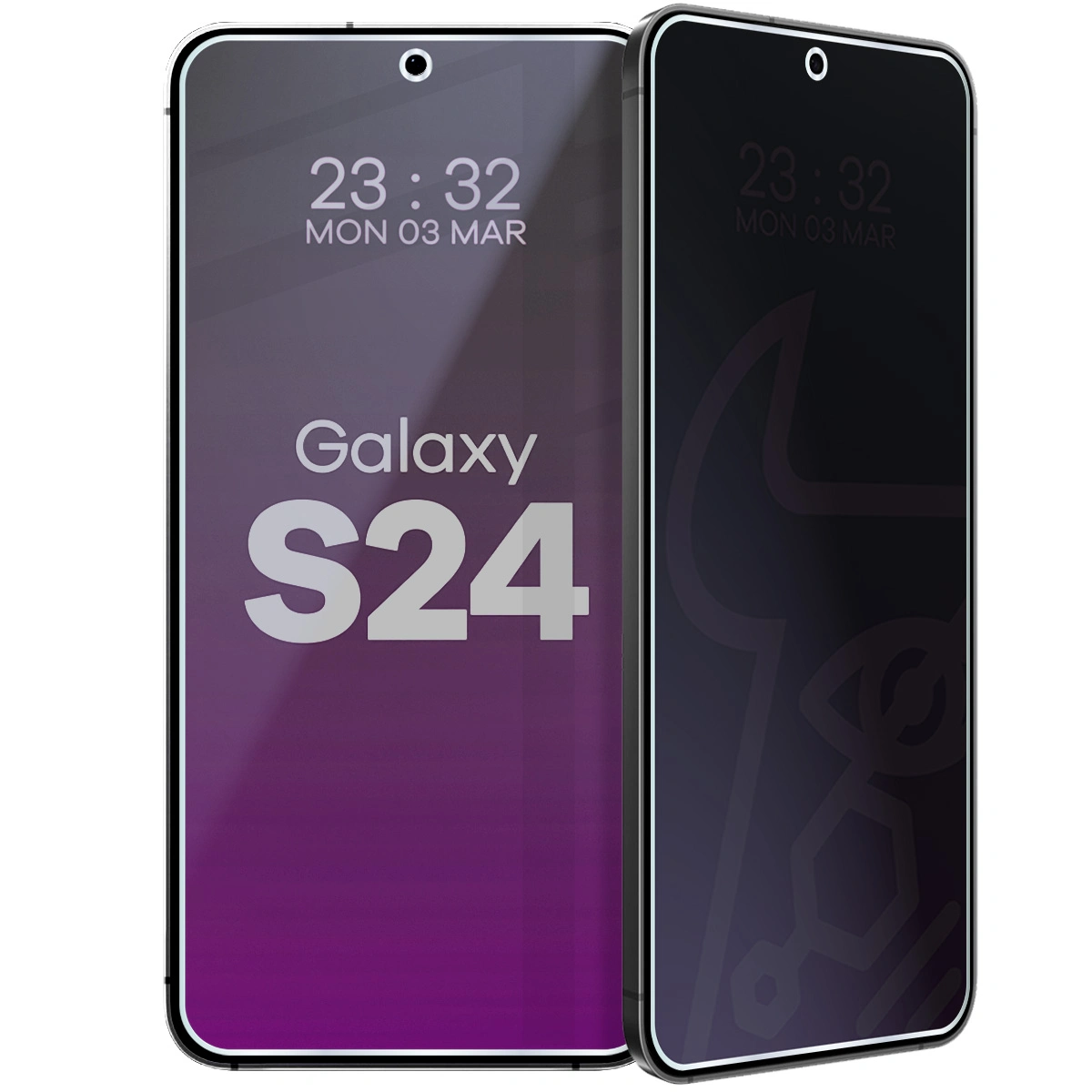 Szkło hybrydowe prywatyzujące Bizon Glass Mule Shadow do Samsung Galaxy S24