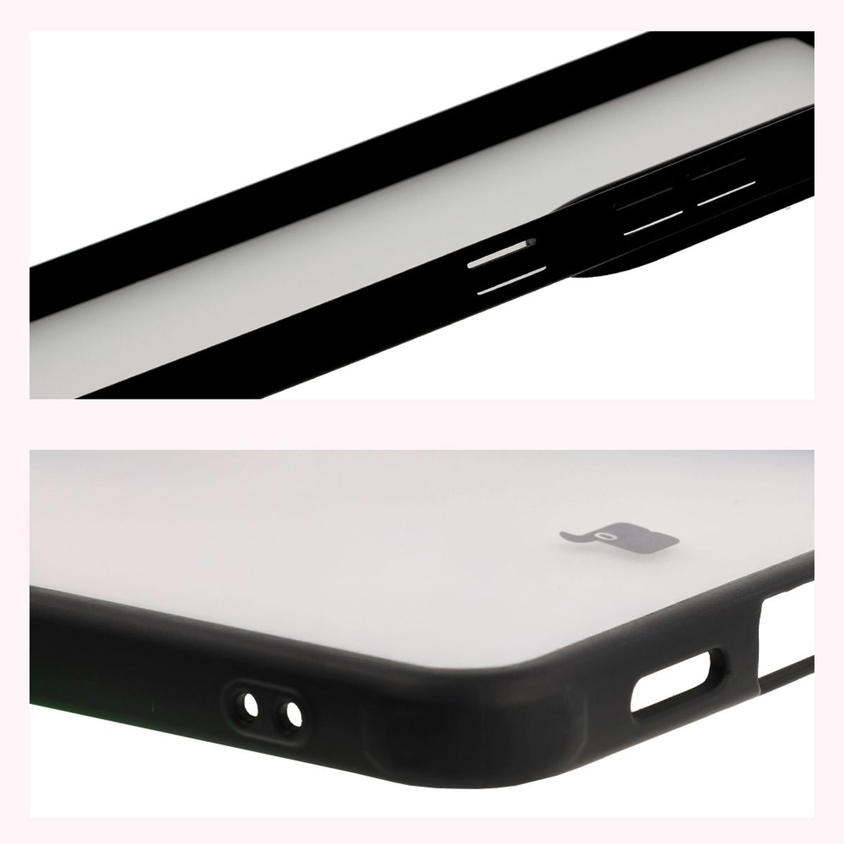 Verstärkte Ecken und erhöhte Ränder des Bildschirms in der Bizon Case Angelo Hülle