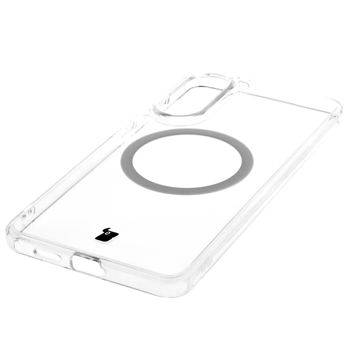 Integrated buttons, cutouts, and hybrid material in Bizon Case CrystalO