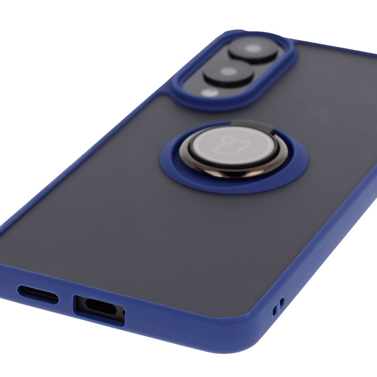 Coupuri precise, capace integrate și coup pentru lanyard în husa Bizon Case Hybrid Ring