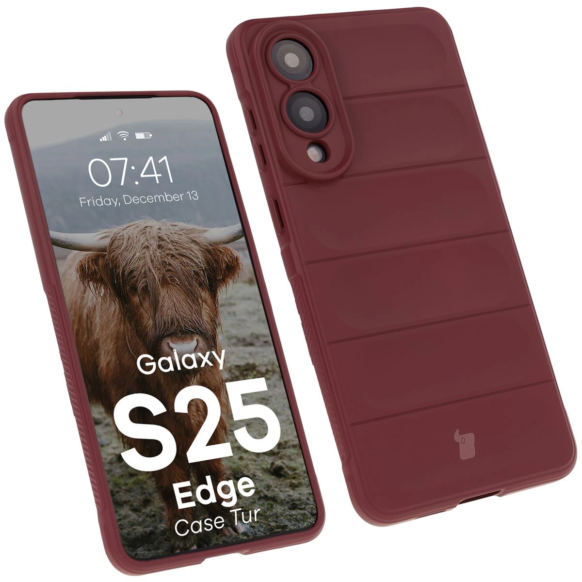 Etui rezistent Bizon Case Tur pentru Samsung Galaxy S25 Edge
