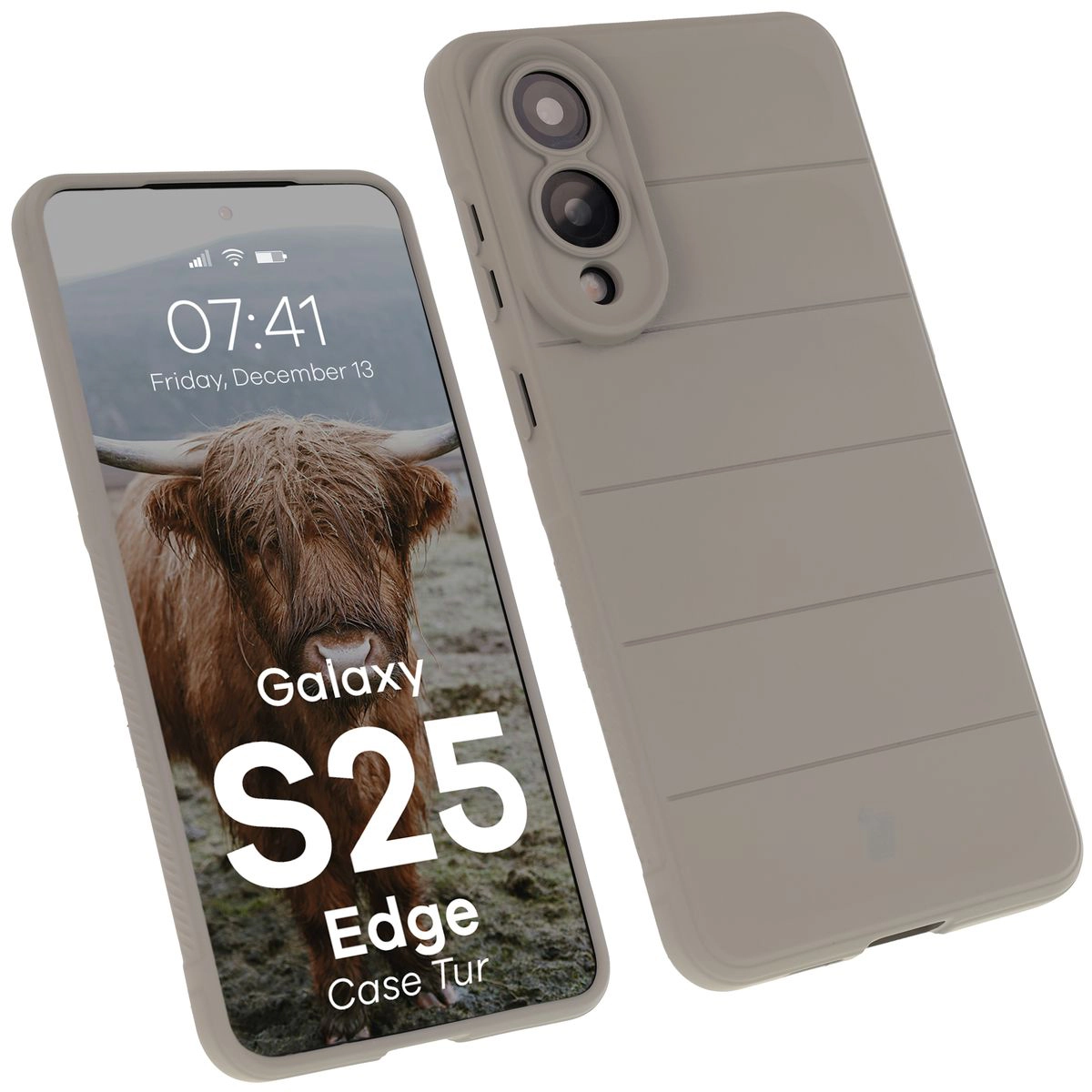 Etui rezistent Bizon Case Tur pentru Samsung Galaxy S25 Edge