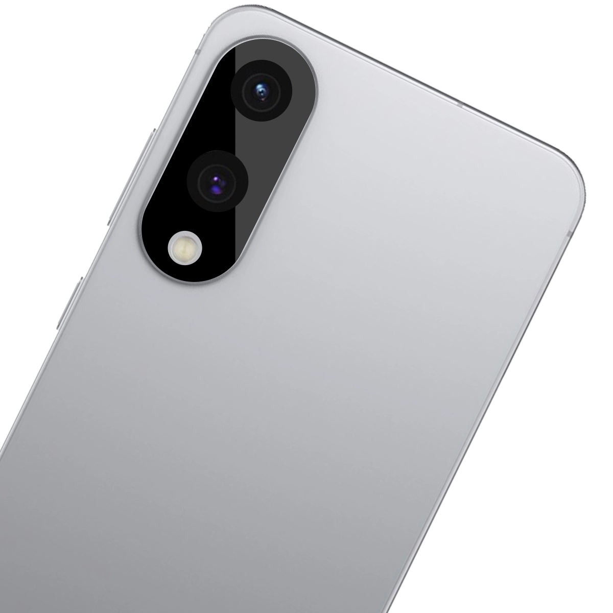 Composition of the lens glass and phone