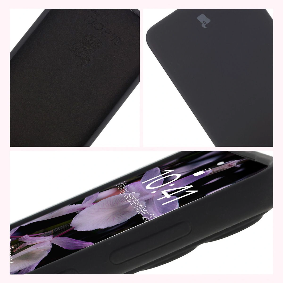 Bizon Soft Case Konstruktion: integrierte Schutzhüllen, erhöhte Kanten und Mikrofaserpolsterung für Samsung Galaxy S25 Edge