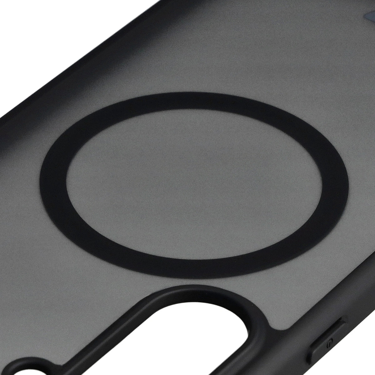 Pierścień magnetyczny w etui Bizon Case MatteO do Samsung Galaxy S25 FE