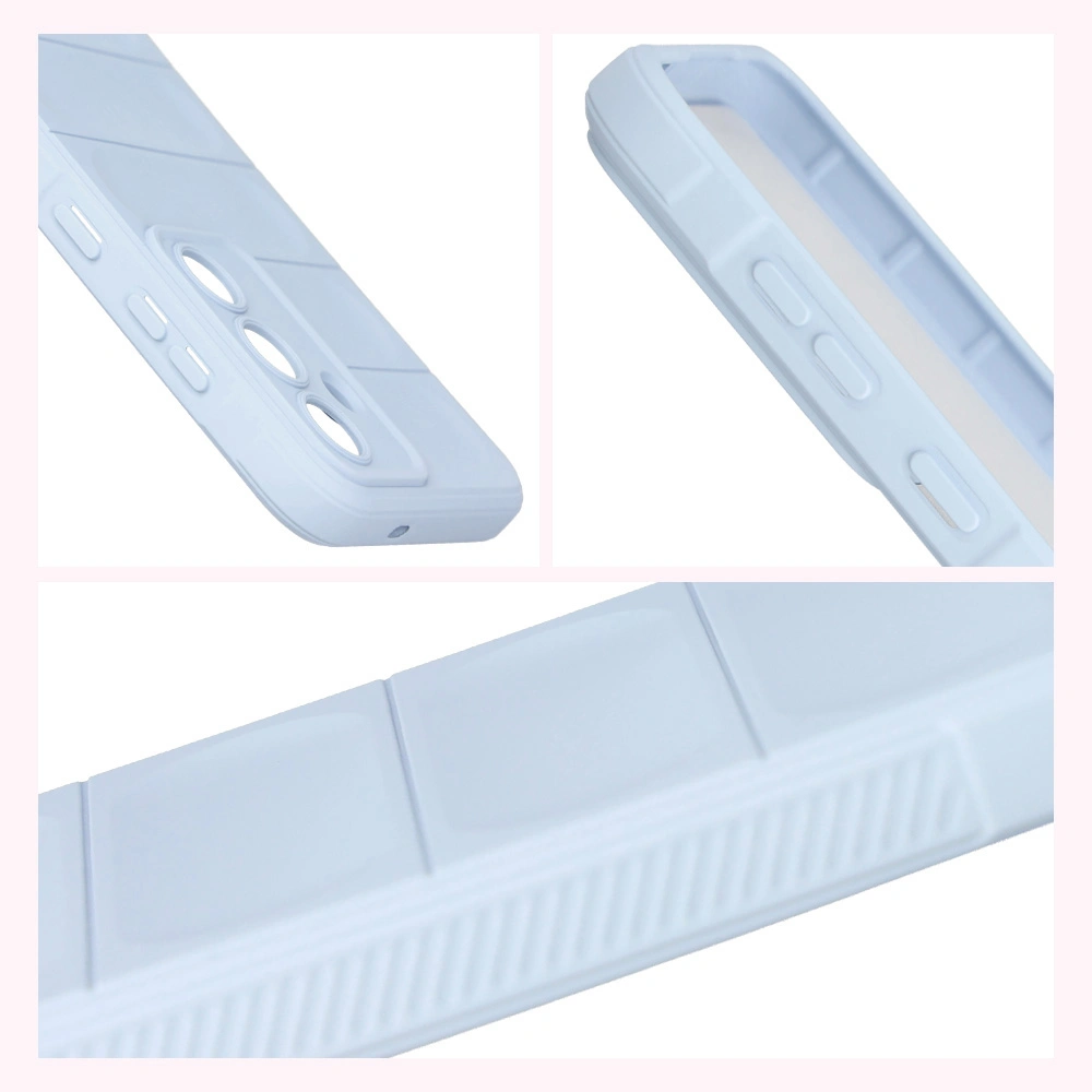 Strukturierte Seiten und erhöhte Ränder für Bildschirm und Kamera im Bizon Case Tur für Samsung Galaxy S25 FE