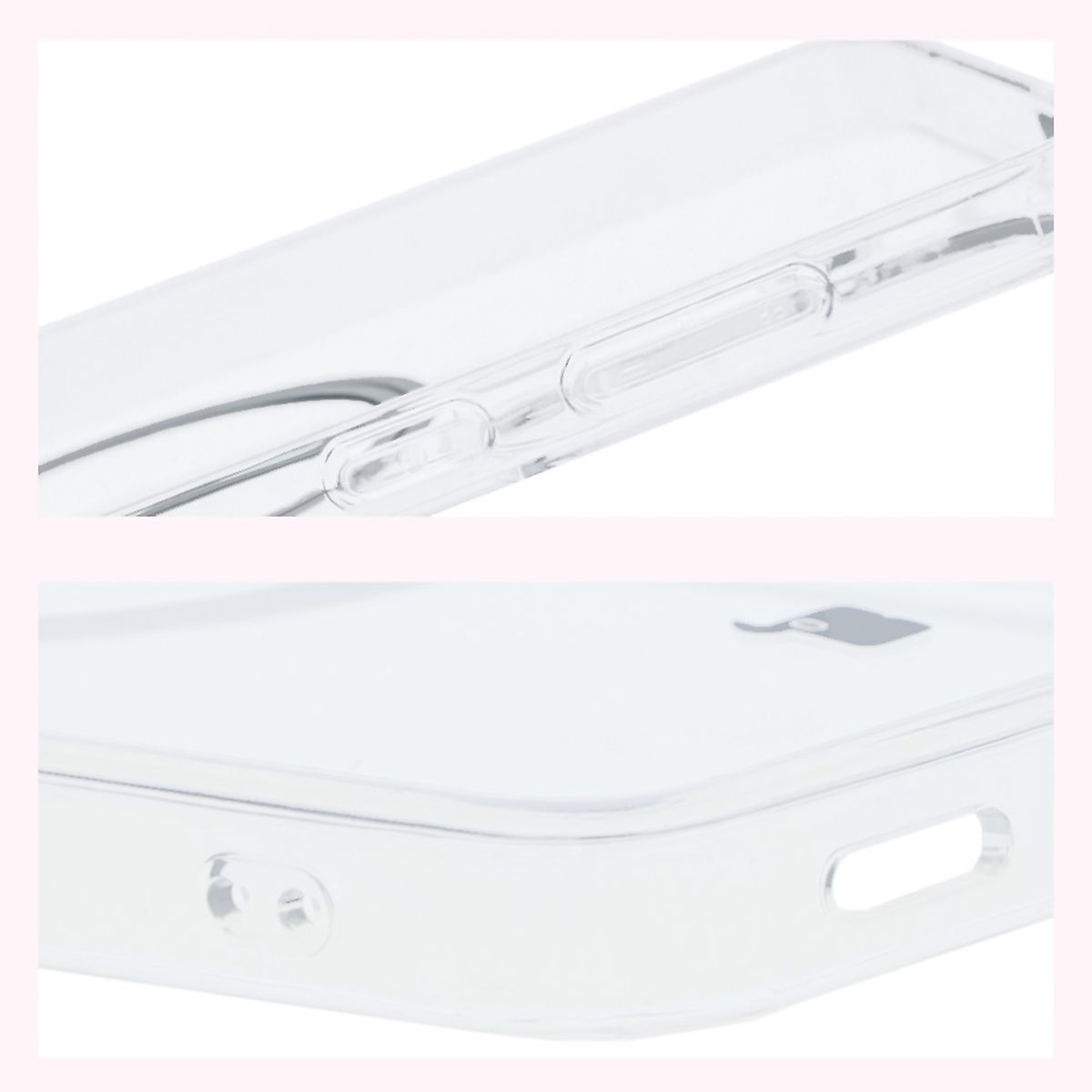 Reinforced corners and raised screen edges in Bizon Case CrystalO