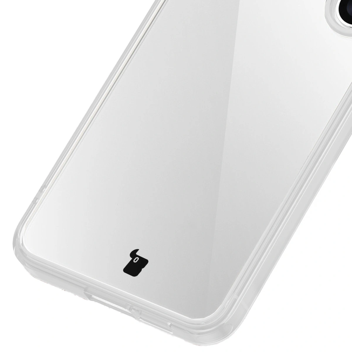 Prim-plan al culorii durabile a etui-ului Bizon Case Halo pentru Samsung Galaxy S25 Plus