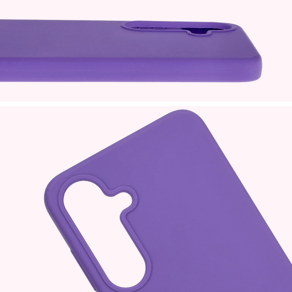 Prim-plan pe decupajul pentru lentile în carcasa Bizon Soft Case
