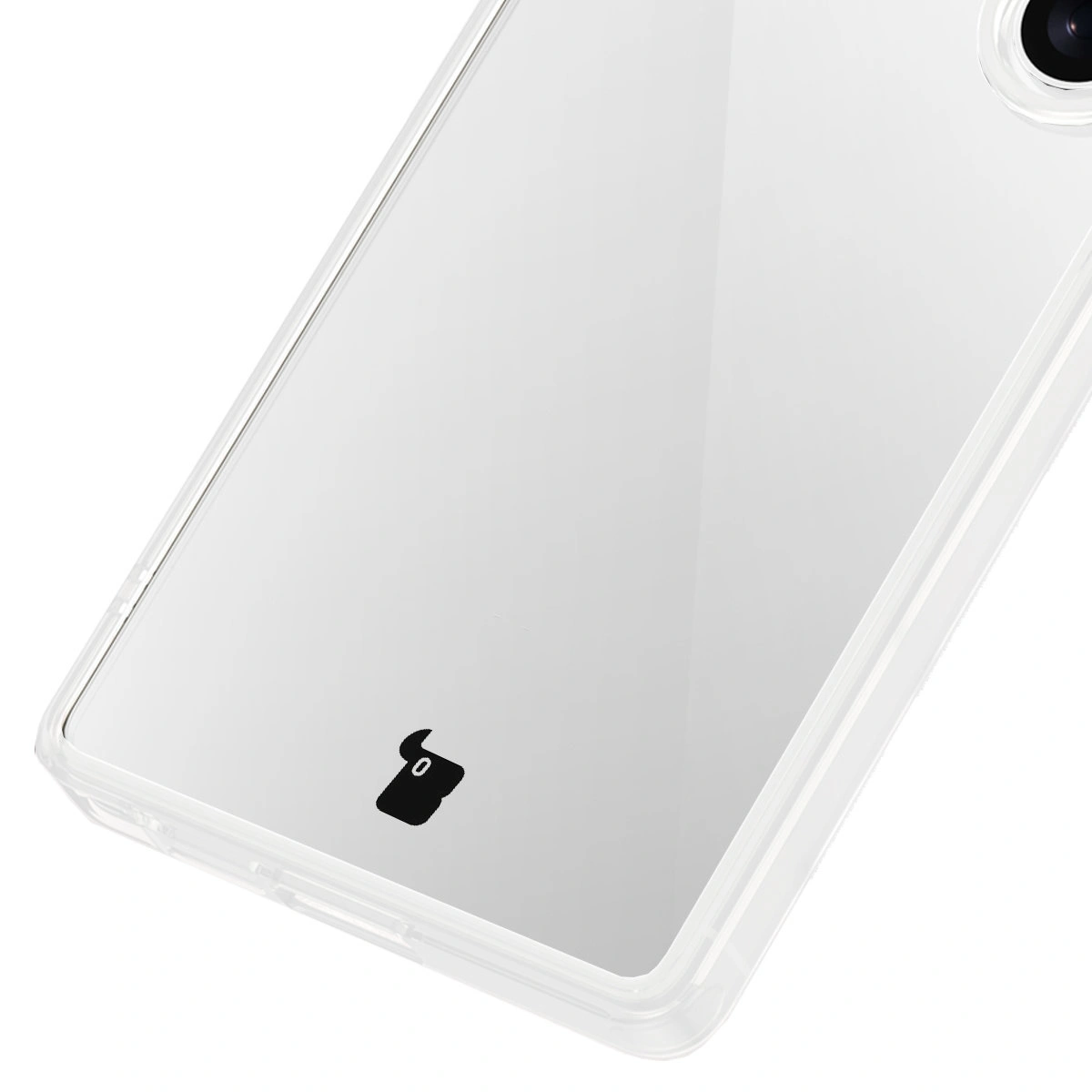 Zbliżenie na trwały kolor etui Bizon Case Halo do Samsung Galaxy S25 Ultra
