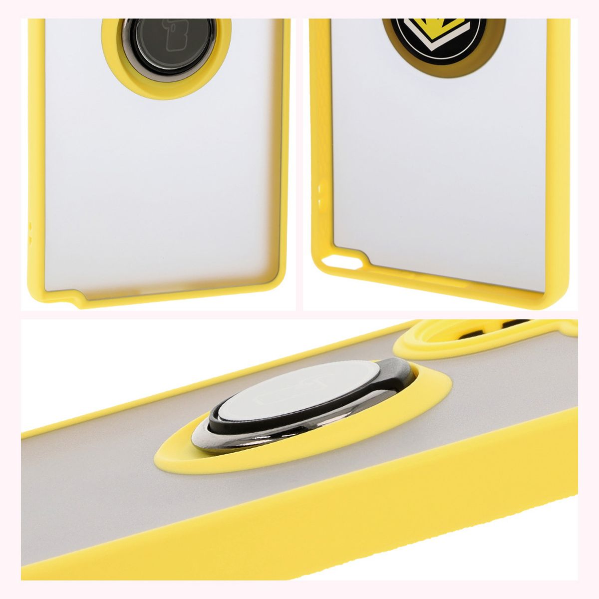 Proprietăți Bizon Case Hybrid Ring: ramă antiderapantă și design mat