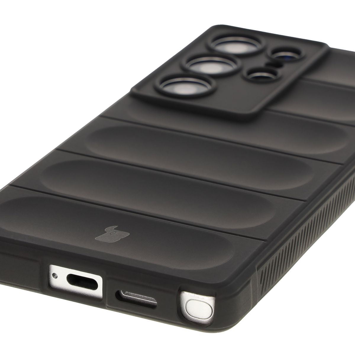 Precise cutouts and compatibility with wireless charging in the Bison Case Tur