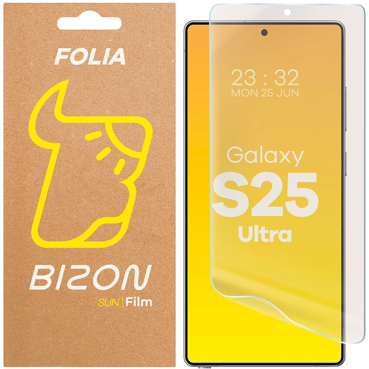 Folia matowa na ekran Bizon Glass Film Sun do Samsung Galaxy S25 Ultra, 1 sztuka