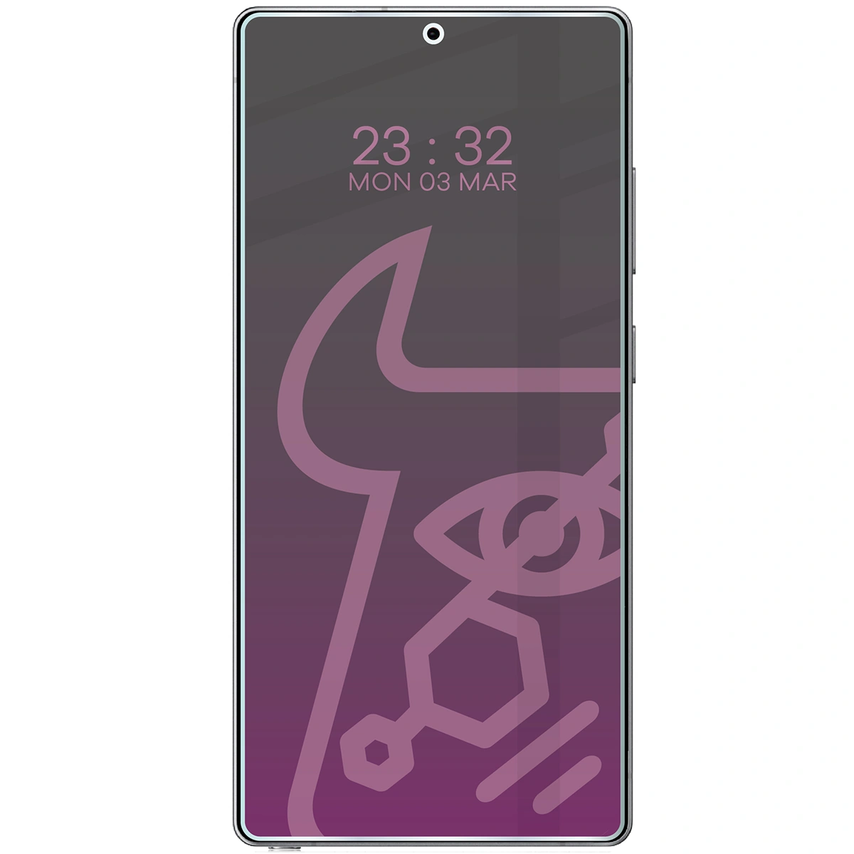 Idealne dopasowanie Bizon Smart Glass do Samsung Galaxy S25 Ultra