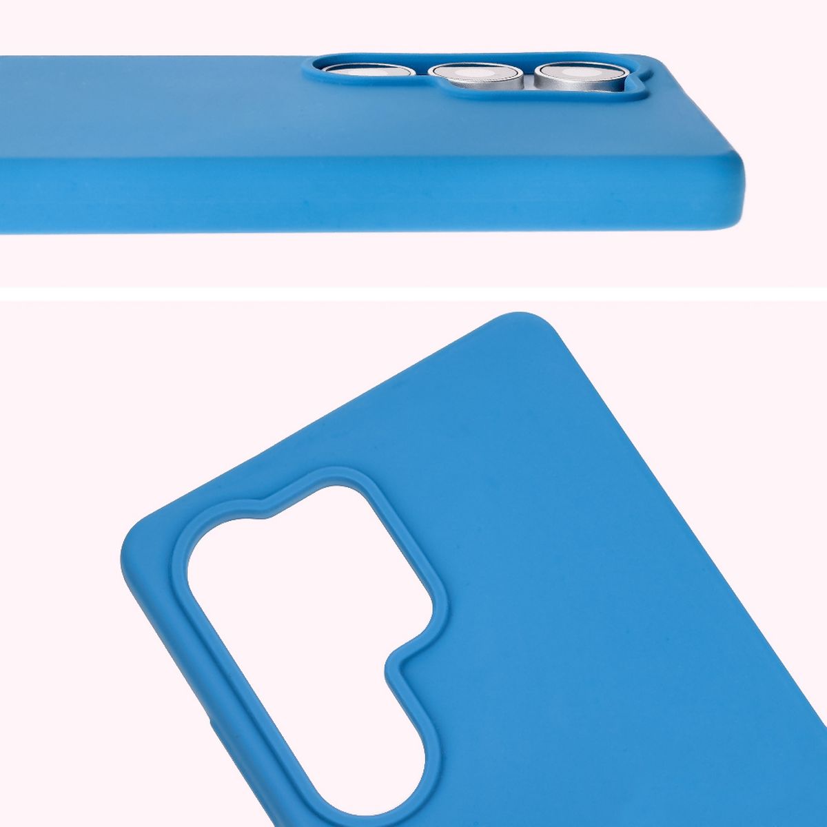 Close-up of lens cutout in Bison Soft Case