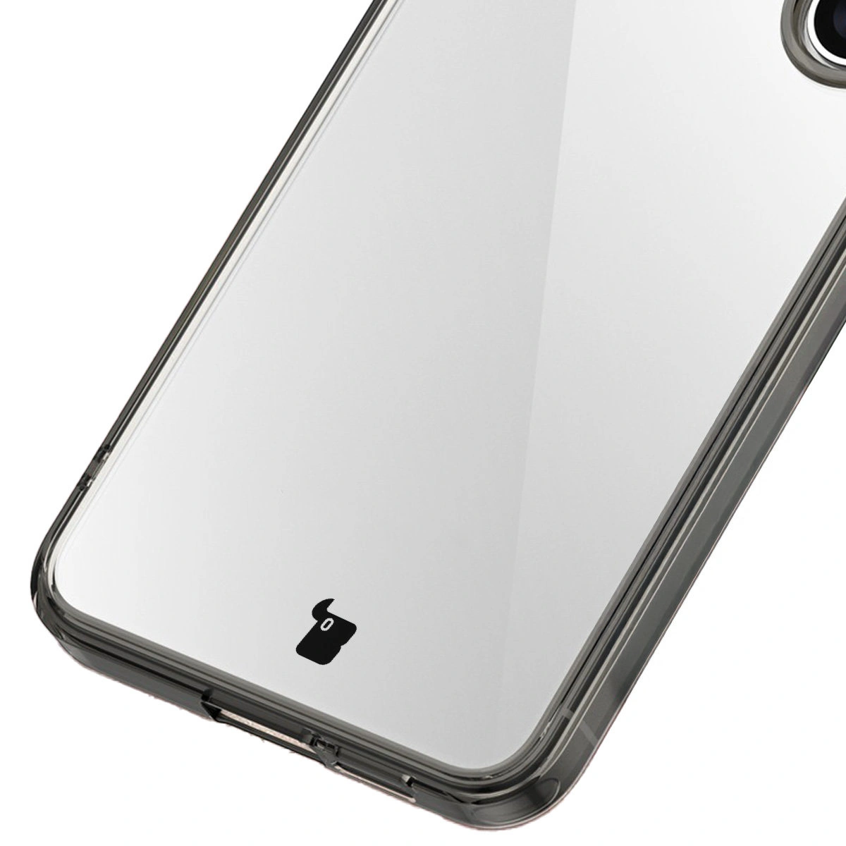 Prim-plan pe culoarea durabilă a etui-ului Bizon Case Halo pentru Samsung Galaxy S25