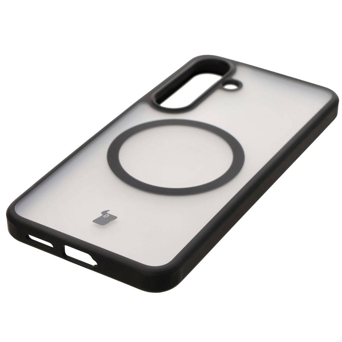 Integrated buttons, cutouts, and hybrid material in Bizon Case MatteO