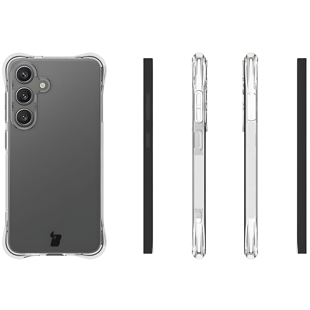 Reinforced corners, raised edges of the screen, and dotted texture in the Bison Case Salpa