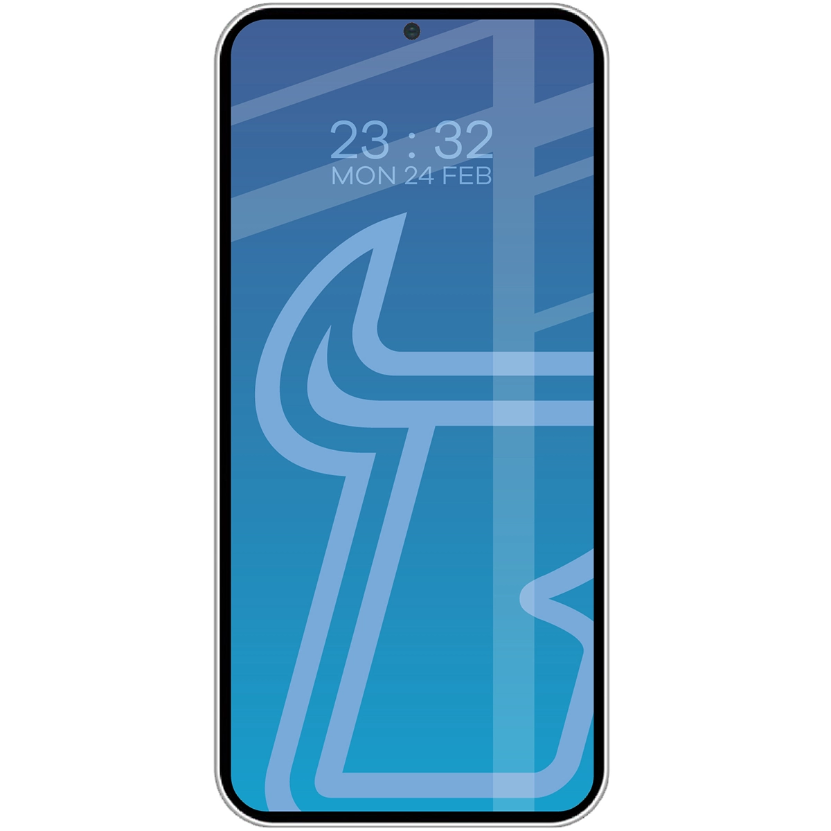 Szkło Bizon Glass Edge Duo do Samsung Galaxy S25 / Samsung Galaxy S24 na telefonie