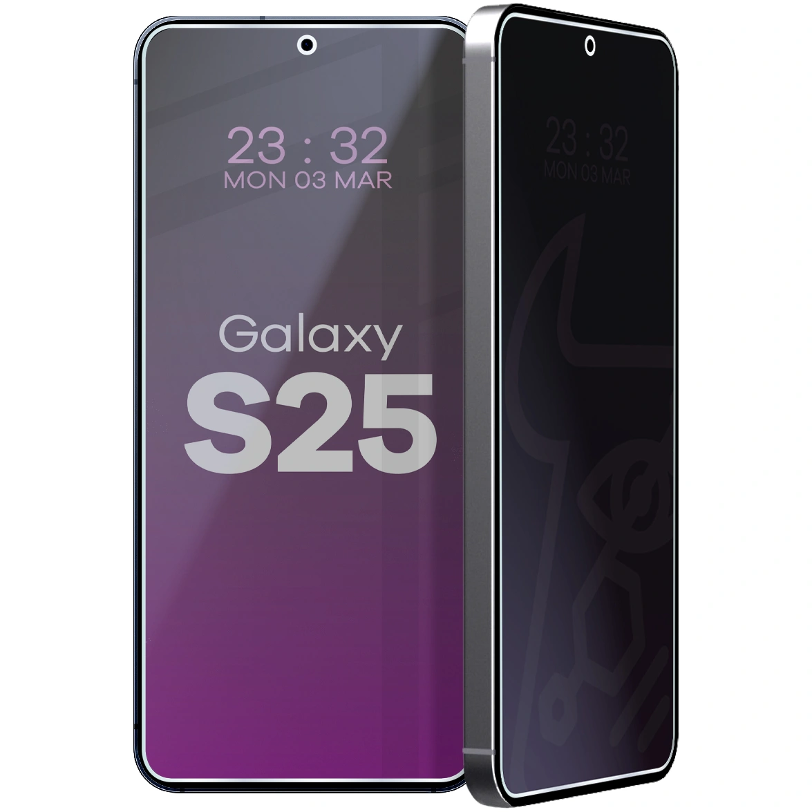 Szkło hybrydowe prywatyzujące Bizon Glass Mule Shadow do Samsung Galaxy S25