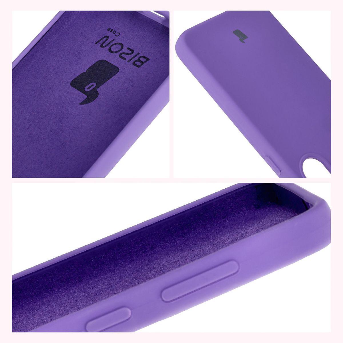 Bison Soft Case construction: integrated covers, raised edges, and microfiber padding