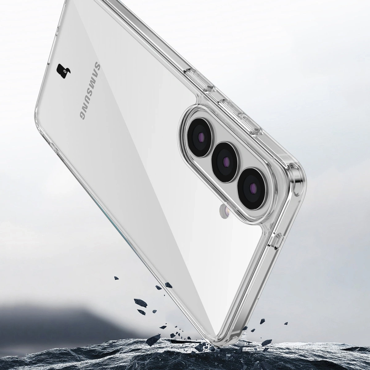 Cutout for the camera in the Bizon Case Halo for Samsung Galaxy S26 Plus