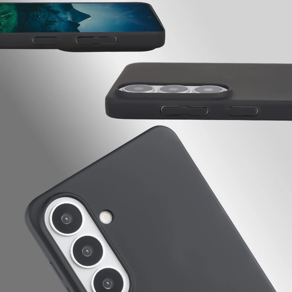 Decupaje dedicate și margini ridicate pentru cameră și ecran în etui Bizon Case Łupka pentru Samsung Galaxy S26 Plus