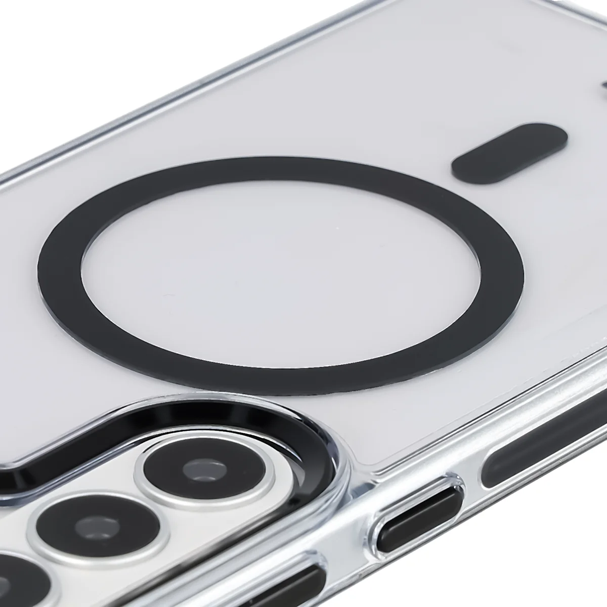 Shock absorption feature and raised screen edges in Bizon Case Marco