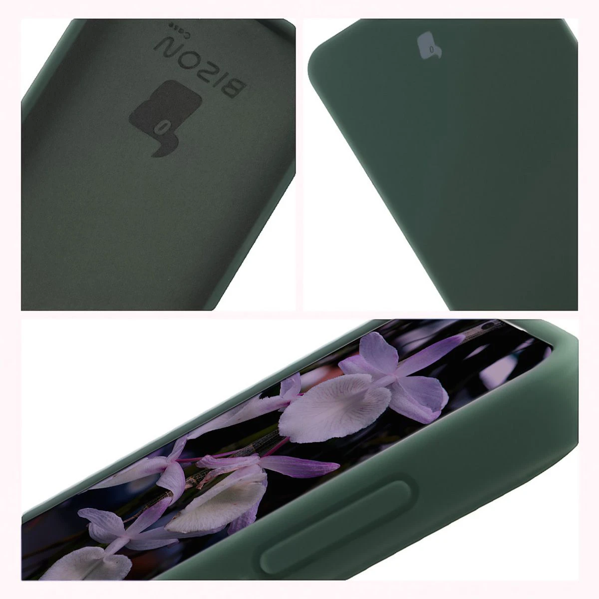 Construcția husei Bizon Soft Case: capace integrate, margini ridicate și căptușeală din microfibră pentru Samsung Galaxy S26 Plus