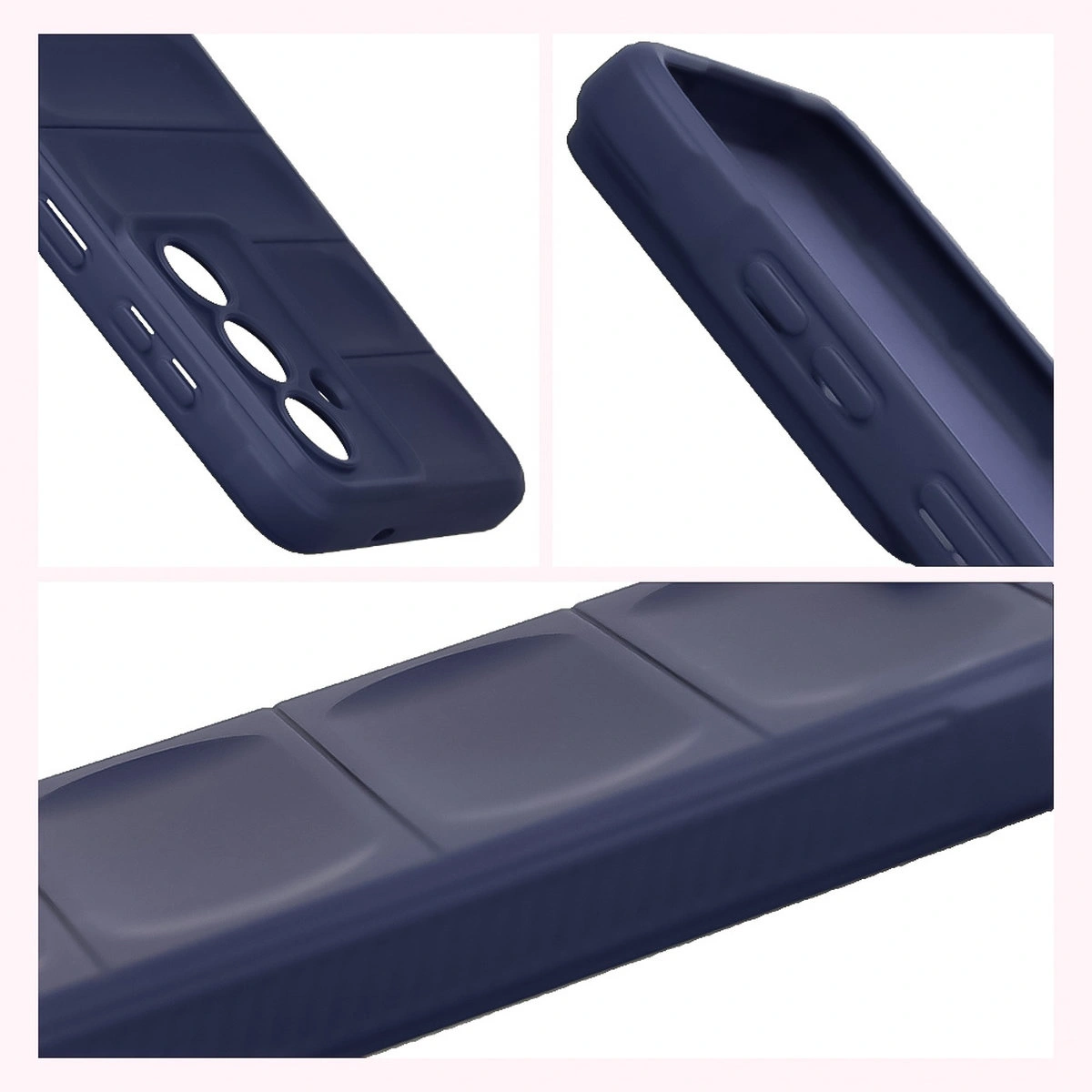 Erhöhte Kanten und rutschfeste Oberfläche im Etui Bizon Case Tur für Samsung Galaxy S26 Plus