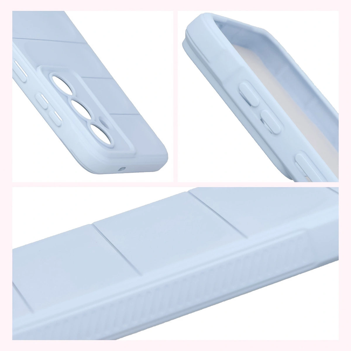 Podwyższone krawędzie i antypoślizgowa powierzchnia w etui Bizon Case Tur do Samsung Galaxy S26 Plus