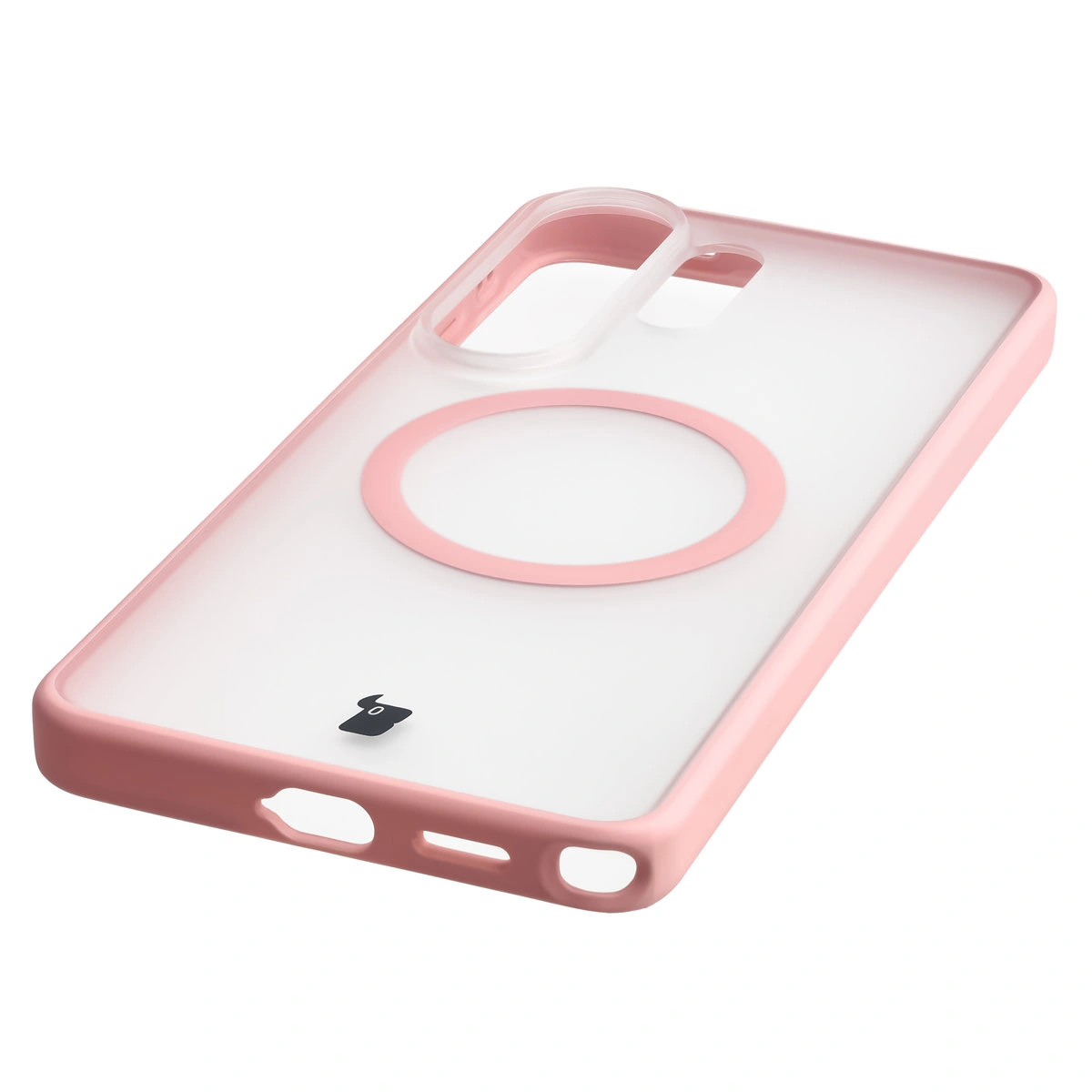 Zintegrowane przyciski, wycięcia i hybrydowy materiał w etui Bizon Case MatteO do Samsung Galaxy S26 Ultra