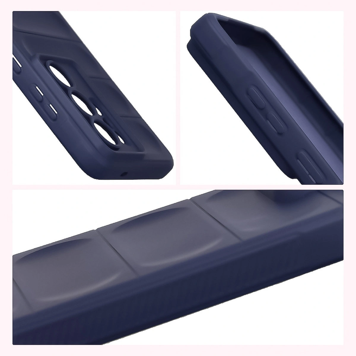 Strukturierte Seiten und erhöhte Kanten für Bildschirm und Kamera im Bizon Case Tur für Samsung Galaxy S26 Ultra