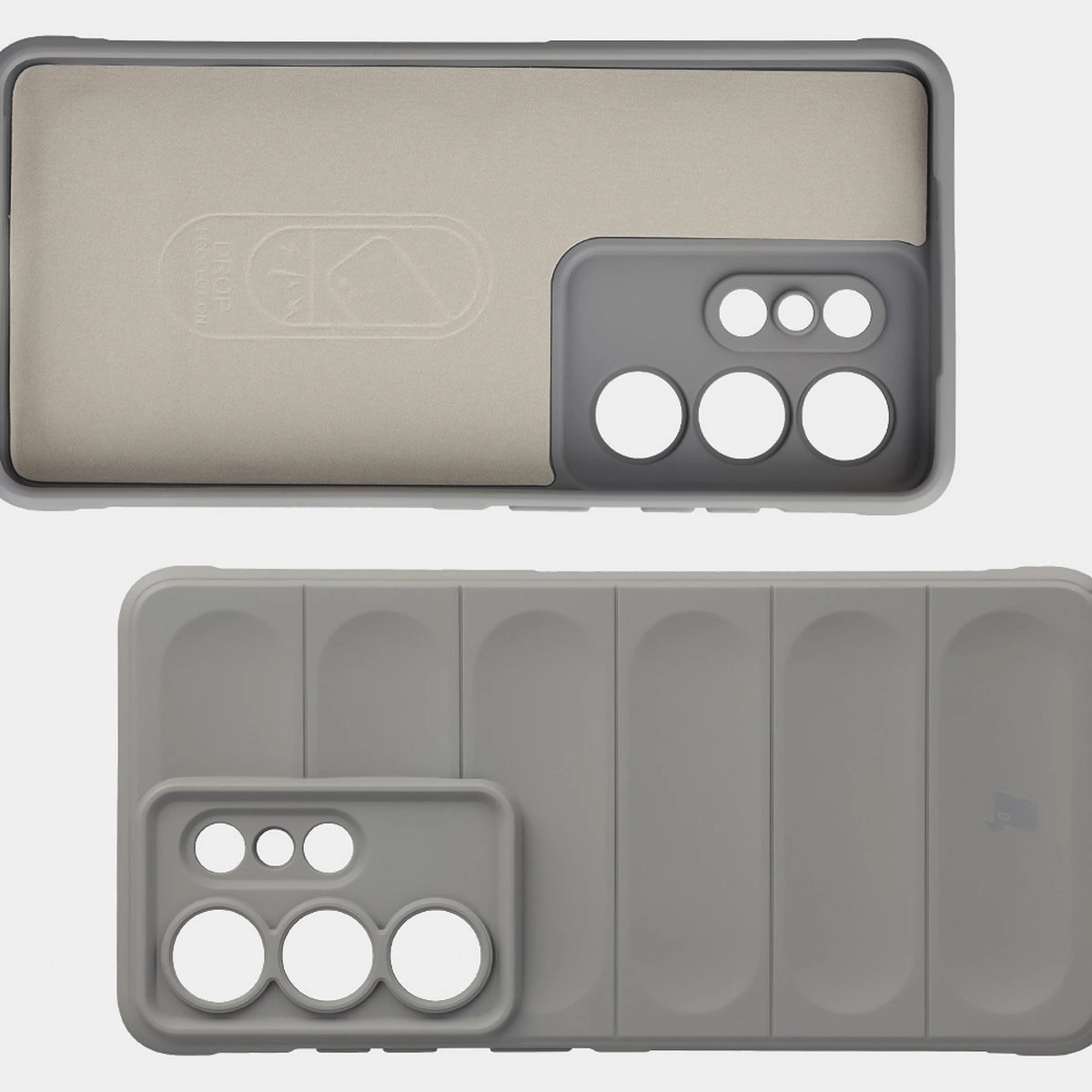 Mikrofaser-Innenfutter, Vertiefungen auf der Rückseite und verstärkte Ecken in der Bizon Case Tur für Samsung Galaxy S26 Ultra