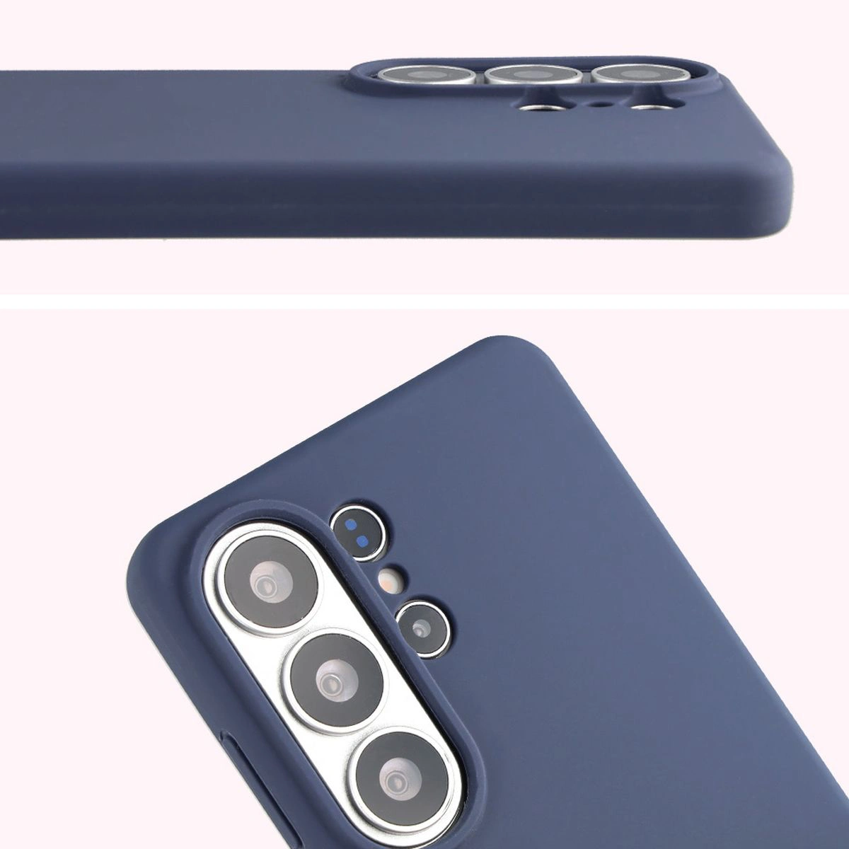 Close-up of the lens cutout in the Bison Soft Case for Samsung Galaxy S26 Ultra