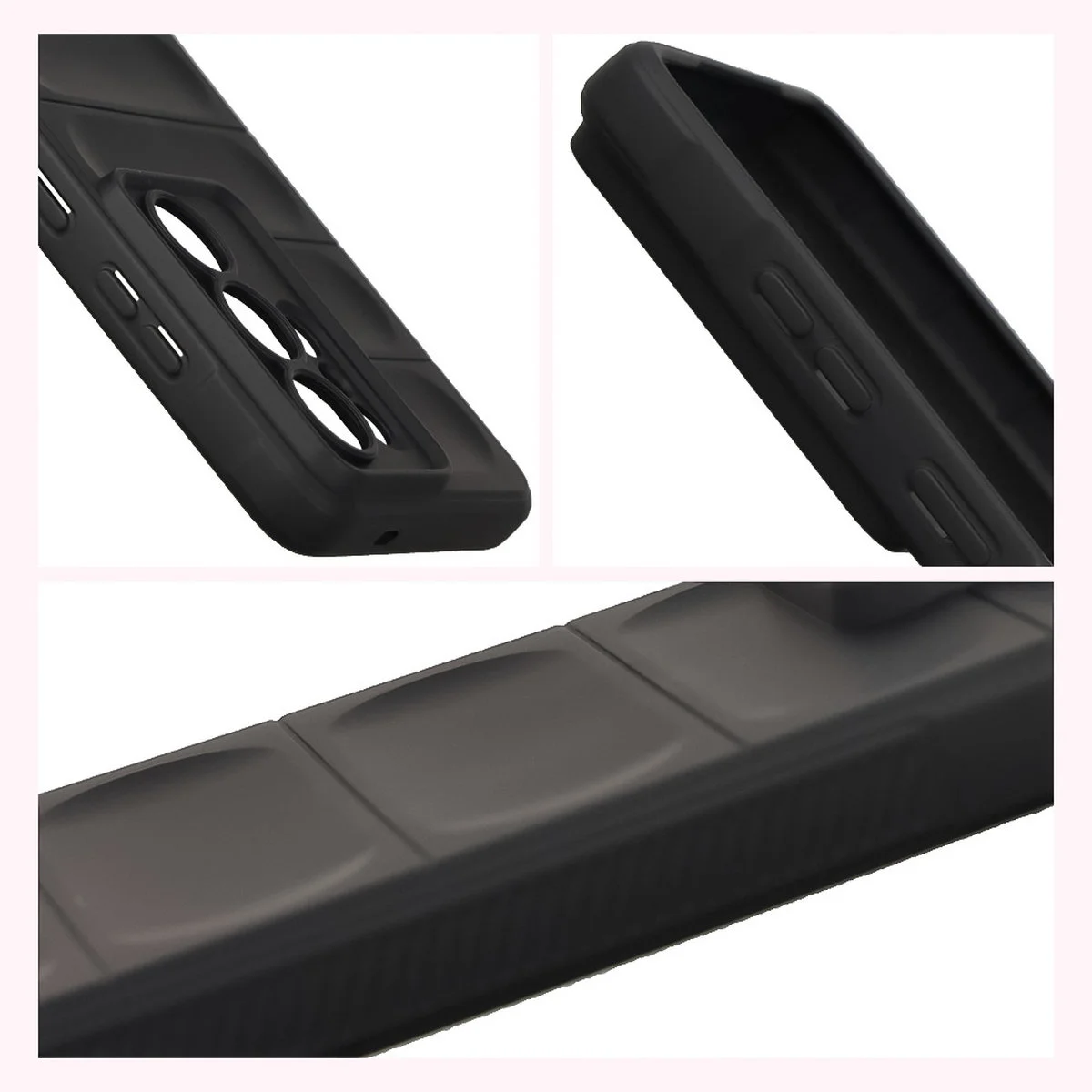 Raised edges and non-slip surface in the Bizon Case Tur for Samsung Galaxy S26 Ultra