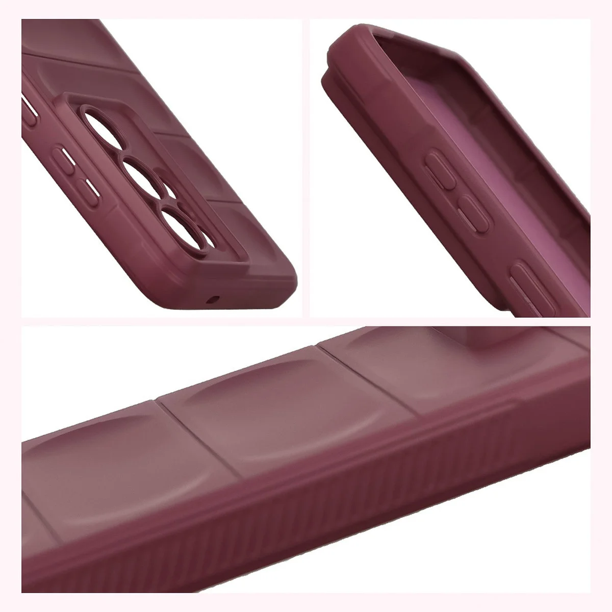 Raised edges and anti-slip surface in the Bizon Case Tur for Samsung Galaxy S26 Ultra
