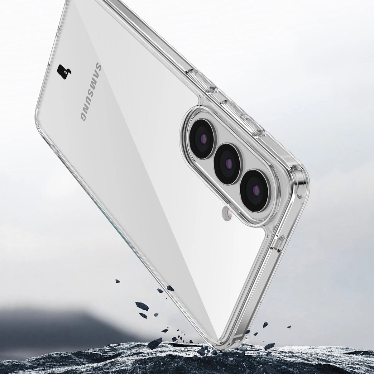 Decupare pentru cameră în etui Bizon Case Halo pentru Samsung Galaxy S26