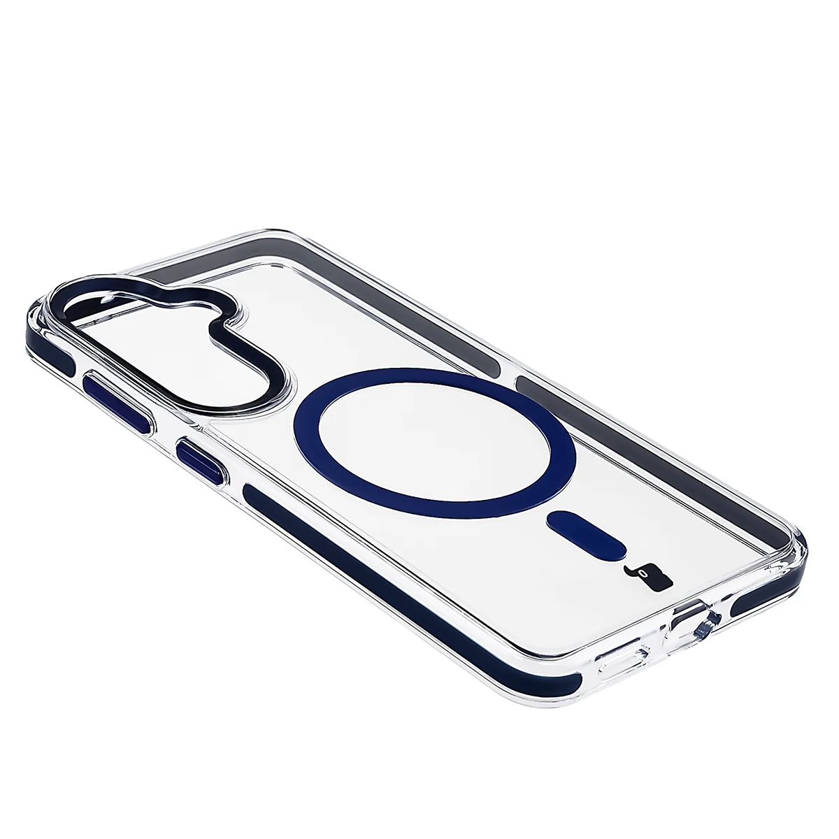 Pełne wycięcie i podwyższone krawędzie aparatu w etui Bizon Case Marco