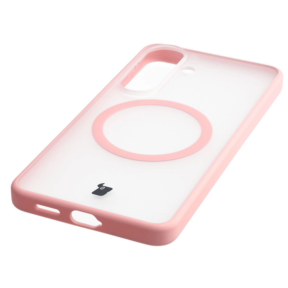 Zintegrowane przyciski, wycięcia i hybrydowy materiał w etui Bizon Case MatteO do Samsung Galaxy S26