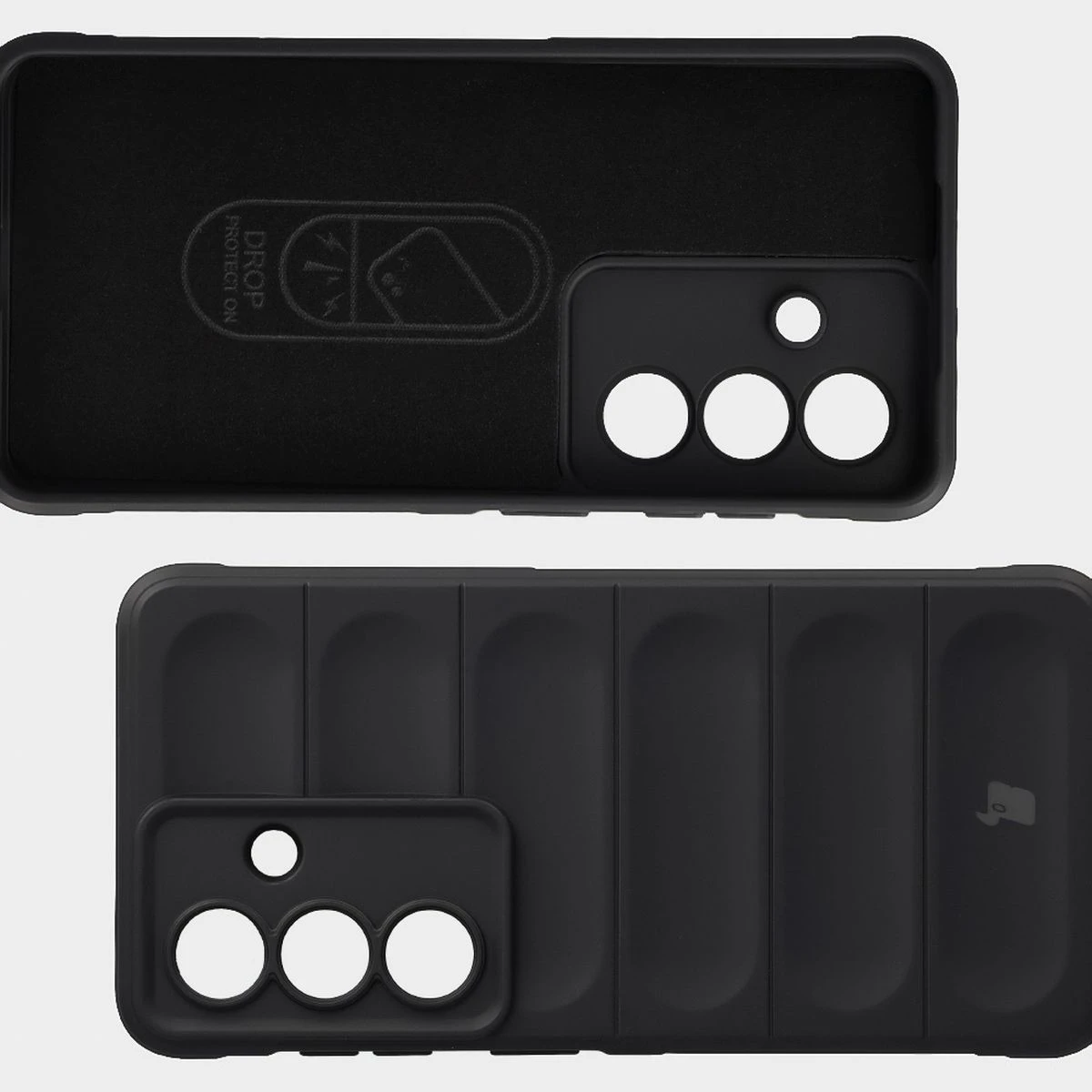 Mikrofaserpolsterung, Vertiefungen auf der Rückseite und verstärkte Ecken im Bison Case Tur für Samsung Galaxy S26