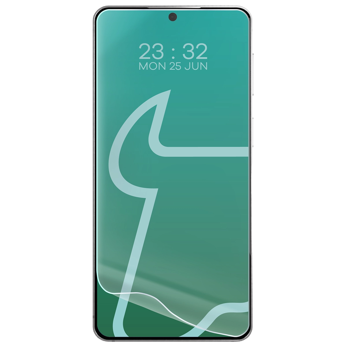 Folia hydrożelowa do Samsung Galaxy S26 obok telefonu