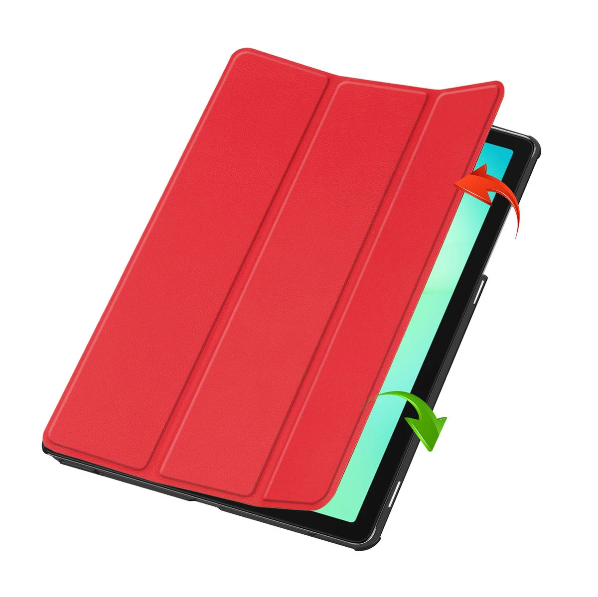 Bizon Case Tab Croc flip case from the front for Samsung Galaxy Tab A11 Plus / Samsung Galaxy Tab A9 Plus