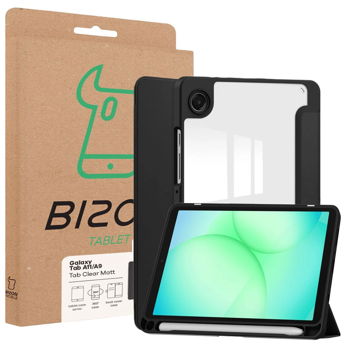 Bizon Tab Clear Matt – Hülle für Samsung Galaxy Tab A11 / Samsung Galaxy Tab A9