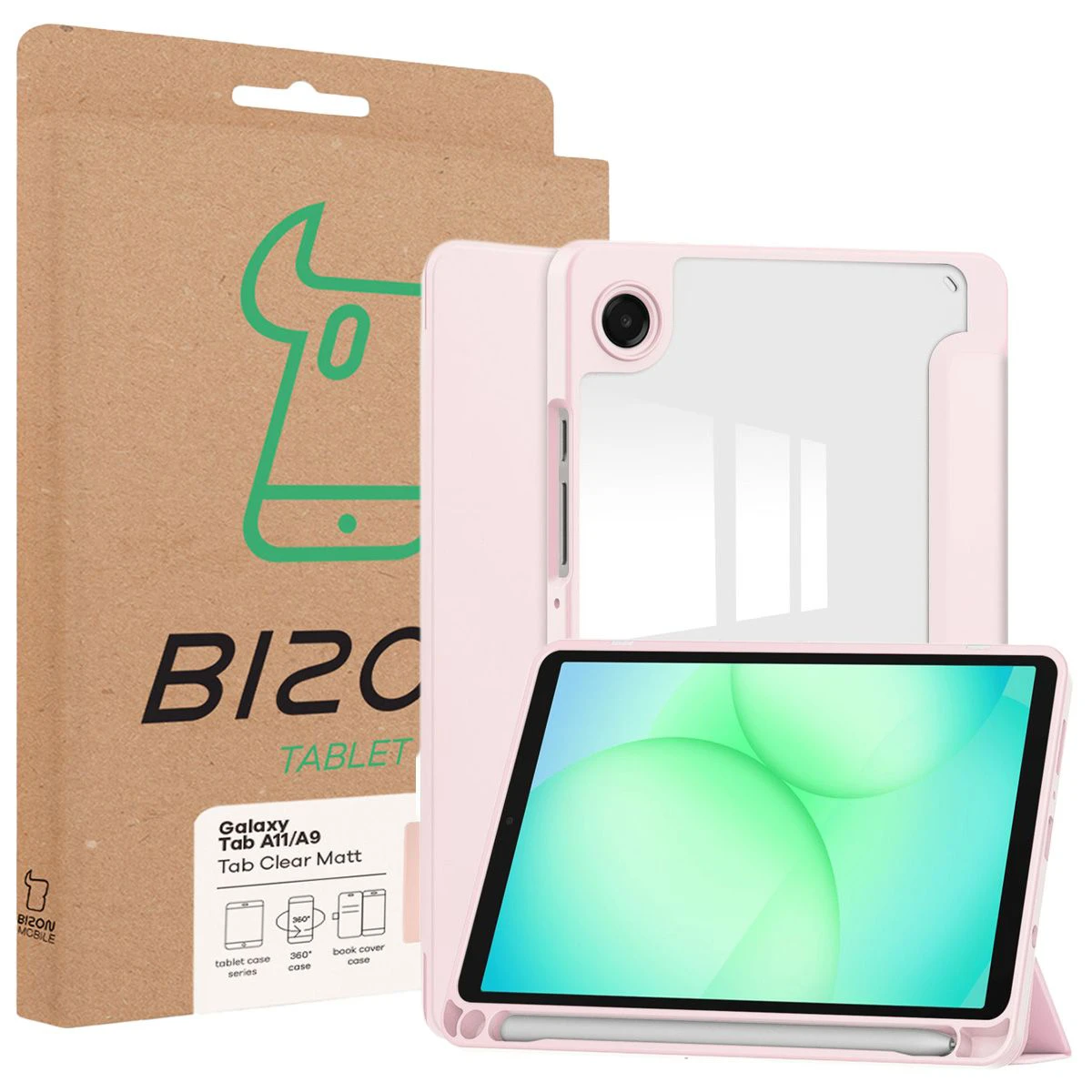 Bizon Tab Clear Matt – case box for Samsung Galaxy Tab A11 / Samsung Galaxy Tab A9