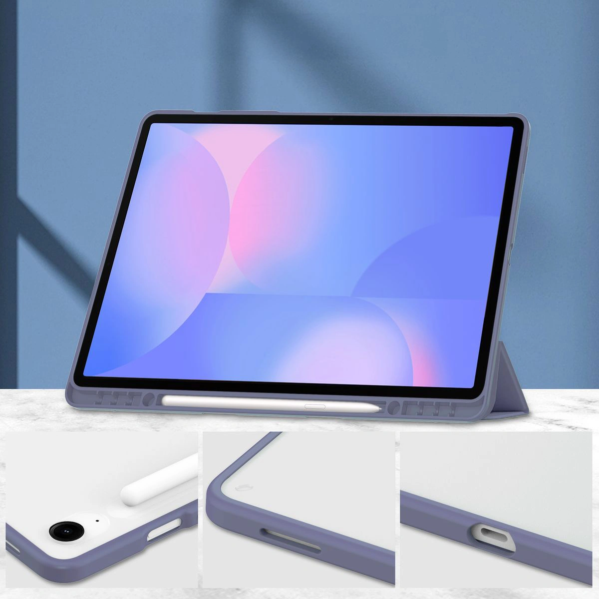 Eigenschaften der Hülle Bizon Tab Clear Matt für Samsung Galaxy Tab S10 FE Plus