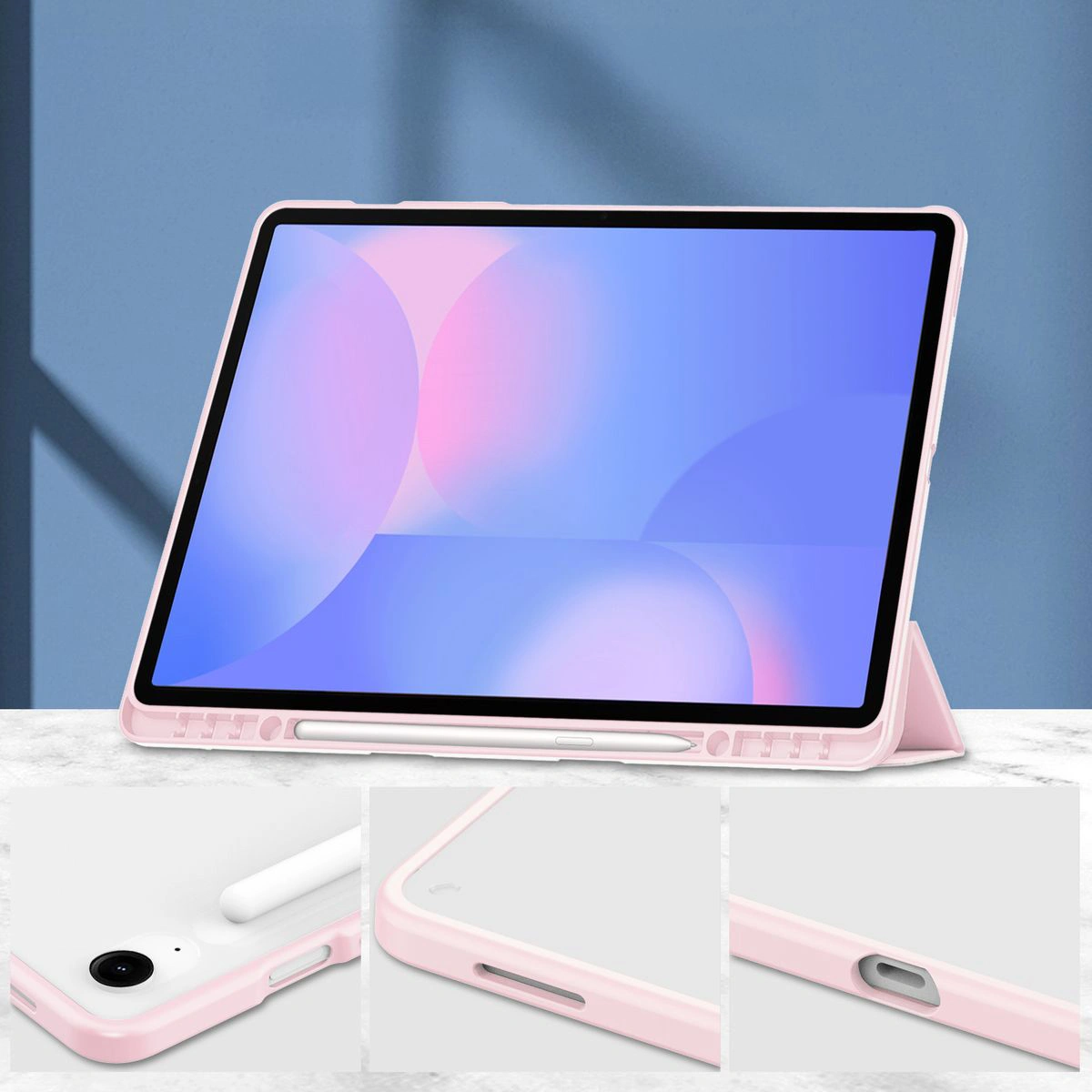 Features of the Bison Tab Clear Matt case for Samsung Galaxy Tab S10 FE Plus