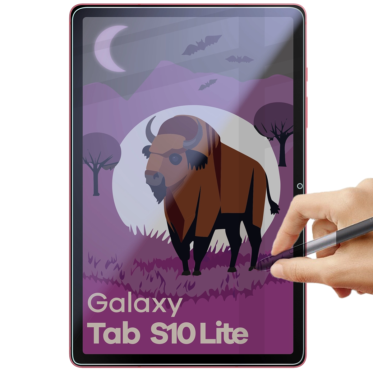 Szkło hybrydowe prywatyzujące Bizon Glass Tab Mule Shadow do Galaxy Tab S10 Lite