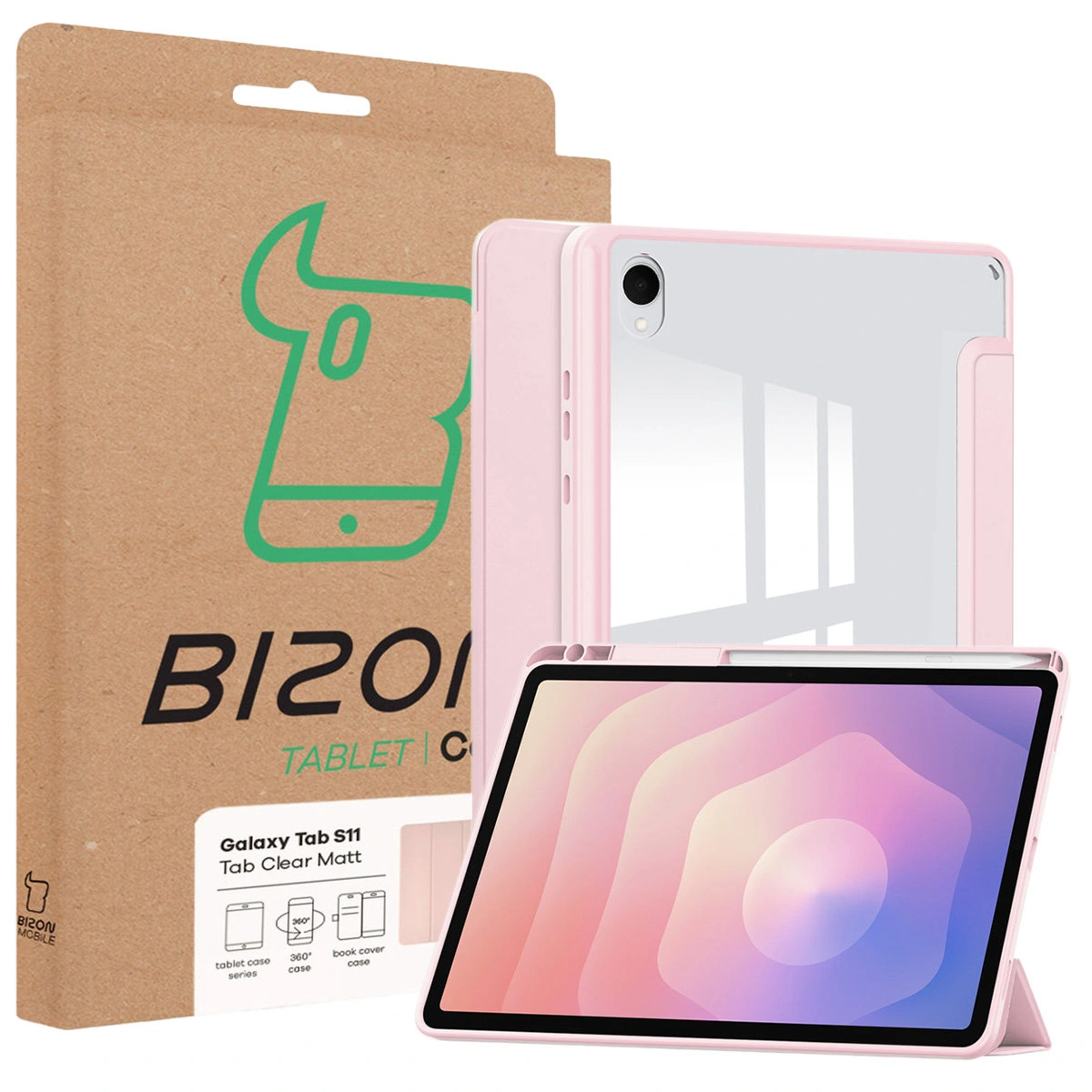 Bizon Tab Clear Matt – Hülle für Samsung Galaxy Tab S11