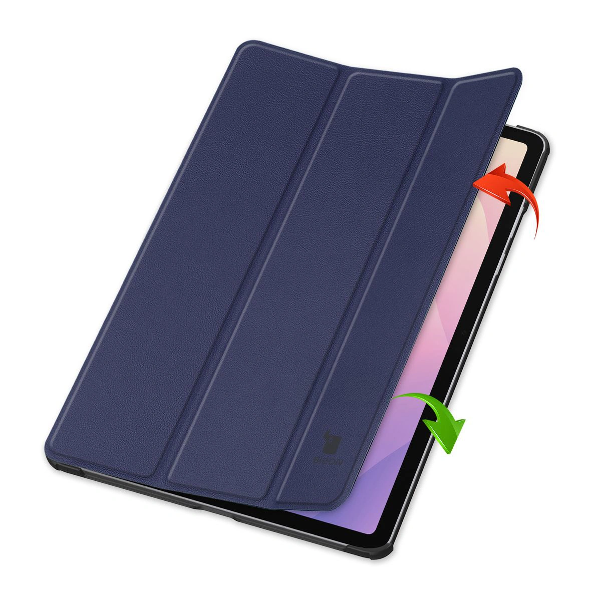 Etui z klapką Bizon Case Tab Croc od frontu do Samsung Galaxy Tab S11